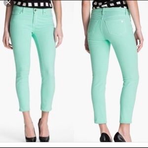 Kate Spade Broome Street mint denim